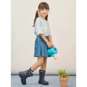 [BEANPOLE KIDS] 그래픽 반소매 티셔츠  스카이 블루 (BI5742U01Q)
