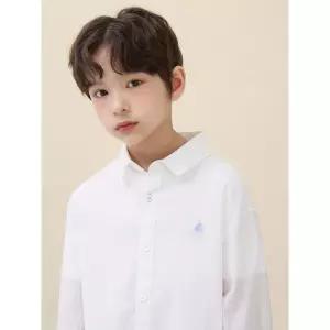 [BEANPOLE KIDS] 스트라이프 오버핏 시어 셔츠  화이트 (BI6364U011)