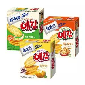 오리온 예감 볶은양파맛 204g+치즈그라탕 204g+오리지널 192g (총 3개)