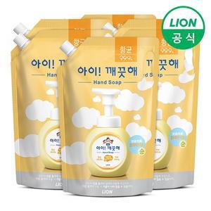[라이온코리아]아이깨끗해 폼 핸드워시 대용량 1.8L 스파우트(순) 6개