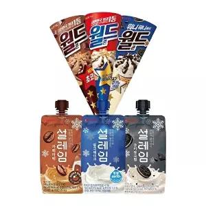 [롯데웰푸드]월드콘,설레임 6종 12개 골라담기