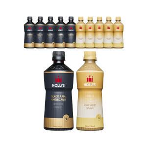 할리스 블랙아리아 아메리카노 550ml, 6입, 1개+바닐라딜라이트 로우슈거 450ml, 6입, 1개 (총 12개)