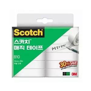 [하프클럽/]매직테이프 리필 3M 810R-1212x18/세이빙팩