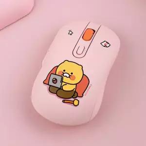 [카카오프렌즈] 춘식이 무소음 무선마우스 열공 휴대용 노트북용 가벼운 그립감 저소음 캐릭터