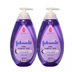 존슨즈 베이비 바스 베드타임 바디워시 500ml x2개