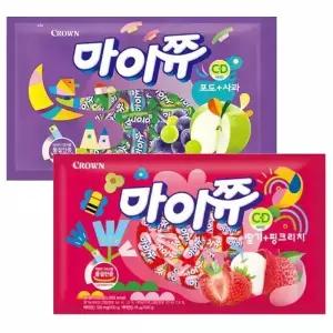 마이쮸 720gX2개 혼합 (딸기+핑크리치/포도+사과)