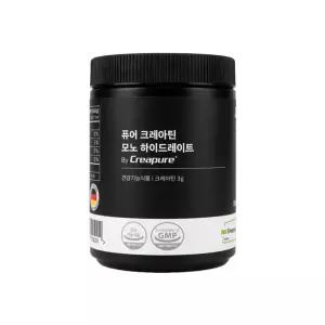 잠백이 퓨어 크레아틴 모노 하이드레이트 300g 1개, 100회분