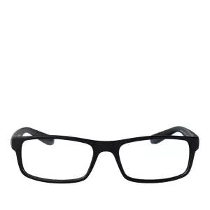 매트 블랙 크리스탈 포토 블루 렉탱귤러 풀 림 안경테 NIKE 7090 18 53