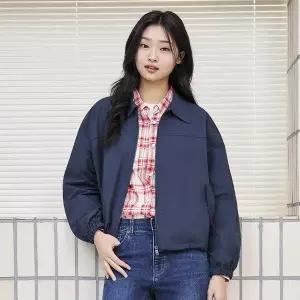 여성 얇은 포켓 체크 긴팔 셔츠(NSM272)EIC