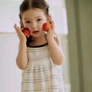 [보리보리/해피프린스]캐더린 뷔스티에 미니 아기 원피스