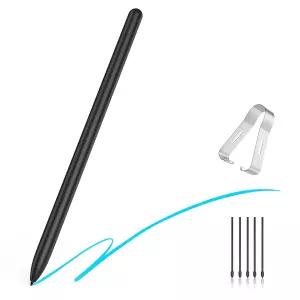 삼성 갤럭시 탭 S6 라이트/S7/S8/S9/S10 S펜 교체용 MoKo S10 FE 블랙 무료 5가지 팁