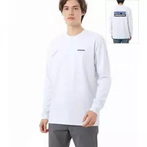 Reorder M LS P-6 Logo Responsibili-Tee (38518-WHI) (남성 롱 슬리브 로고 리스폰시블 긴