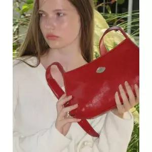 썸웨어버터 SOMEWHEREBUTTER fle two-way bag - vintage red