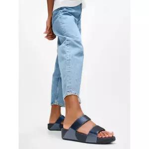 [FITFLOP] [ONLINE EXCLUSIVE]여성 루루 시퀸 슬라이드 메탈릭 코스믹 블루 (FT61K2D04R)