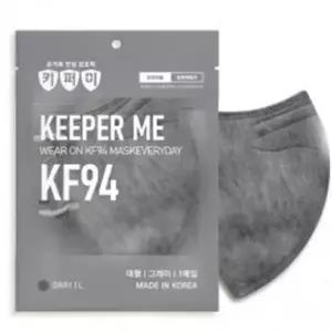 [하프클럽/]KF94 새부리형 대형 마스크 그레이 100매입