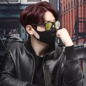 [하프클럽/]성인용 블랙 스타일 마스크
