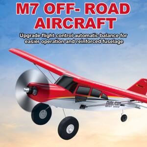 M7 QIDI-560 D RC 비행기 원 키 스턴트 6 축 자이로 바람 방지 제어 RTF 510mm 윙스팬