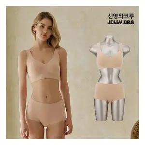 신영와코루 최초가 29,900원 1SET 젤리브라 브라팬티 런닝형 라이트스킨 1세트1294013