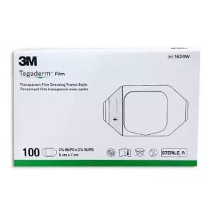 3M 테가덤 필름 1624W 6cm X 7cm 1박스(100매입) / 투명 방수 드레싱