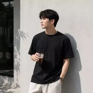 남성 빅사이즈 린넨 기능성 반팔티 WFOF3SK