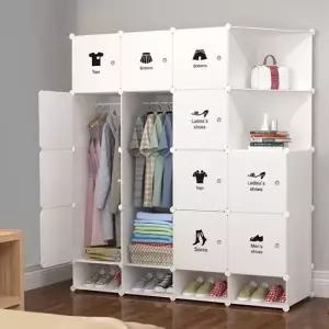 DIY 하우스 꾸미기 선반 가구 옷장 디자인 장식 옷수납장 의류수납장 진열장 옷수납함