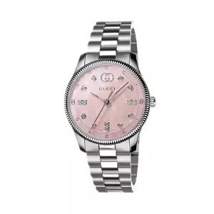 구찌 YA1265062 G타임리스 여성 메탈 쿼츠 29mm