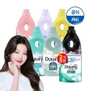 다우니 초고농축 섬유유연제 실내건조/탈취파워/5성급 호텔컬렉션 1L 6개 모음 + 유연제 200ml 2개 증정