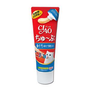 [중복20%]이나바 챠오츄브 (CS-152H) 참치&가리비관자 튜브타입 80g 츄르간식 고양이간식
