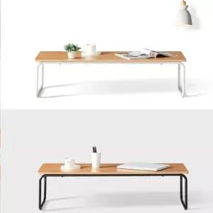 긴테이블 원룸 베란다 창가 거실 쇼파 소파 우드 철제 롱 티 테이블 탁자 책상 식탁 1200