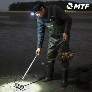 MTF 해루질 가슴장화 강화원단 60 일체형 웨이더 완전 방수 갯벌 체험 멜빵 체스타 남성 여성