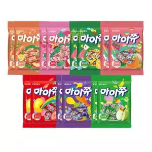 크라운 마이쮸 포도72g+딸기72g+사과72g+애플망고100g+멜론100g+써니피치100g+핑크리치100gx각2개(총14개)