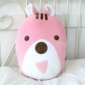 보노보노 숲 얼굴쿠션 포로리/등받이/쿠션/커버/인형/의자/미니/귀여운/모찌/낮잠/수면/베개/조카/선물
