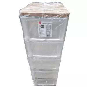 코스트코 아이리스 우드탑 슬림 5단 투명 서랍장 32.4 X 41 X 101.3CM 수납 정리함