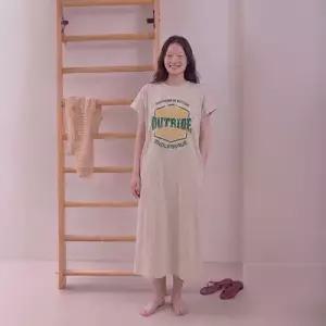 [레코브]나염롱 원피스
