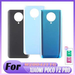 Xiaomi Poco F2 Pro 배터리 커버 패널 용 팝 새 배터리 커버 후면 하우징 케이스 카메라 렌즈 교체 없음
