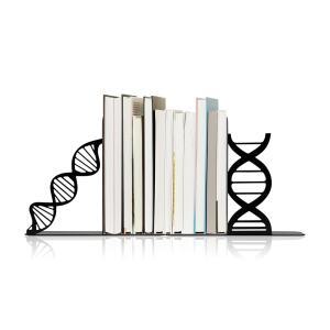 DNA 금속 북엔드 생물학 장식 교실용 이중 나선 책장 집 도서관 사무실 공부방 교사를 위한 선물 너드 보이프렌드 교수 졸업