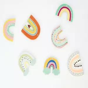 고품질 무지개 DIY 키링 가방 악세사리 부자재 만들기 재료 (WEB437C)