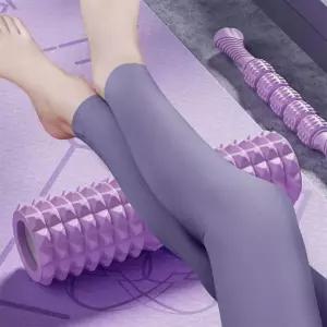 헬스용품 폼롤러 필라테스 퍼플 마사지 요가 종아리 EVA