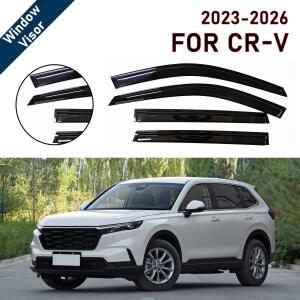 혼다 CR-V/CRV 2023-2026 윈도우 바이저 |   4개입 레인 가드 윈드 디플렉터 |   차량용 웨더쉴드 액세서리