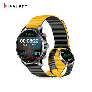 키슬렉트 스마트 콜링 KR2 워치 1.43인치 FHD AMOLED 디스플레이 AOD 듀얼 코어 트리플 스피드 2.5D GPU 슈