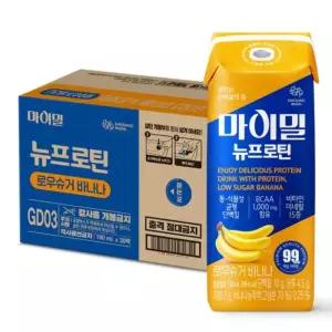 마이밀 뉴프로틴 로우슈거 바나나 190ml (30팩)