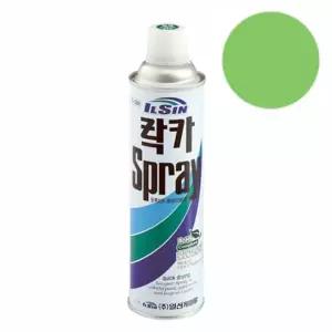 일신케미칼 일신락카스프레 연녹색 스프레이 페인트 420ml 일신