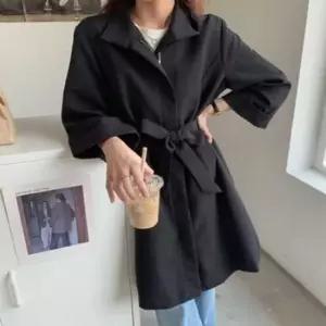 가을야상 트렌치코트 집업스타일 빅사이즈 여자빅사이즈 LF7445