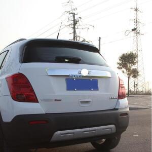 스테인레스 스틸 1pc 테일 도어 뚜껑 몰딩 트림 리어 게이트 트렁크 로고 트림 Chevrolet Trax Tracker 201