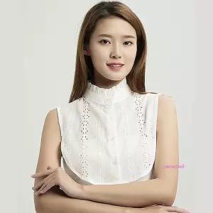 페이크카라 레이스 넥케이프 탈부착 목카라 넥 목블라우스 레이어드opq617