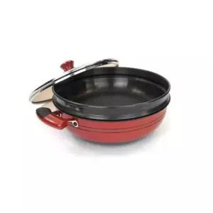국 국내산 키친아트 게르마늄 범랑코팅 냄비 2단찜기32cm