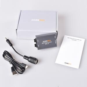 도레미디 MPC-10 스마트 미디 컨버터 박스 - 자동 감지 익스프레션/서스테인/듀얼 스위치 페달 듀얼 USB  D