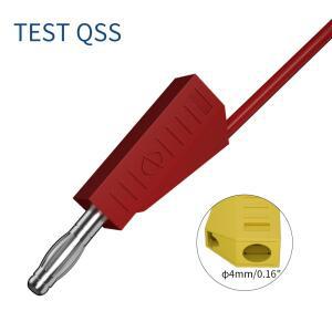 QSS 10pcs 4mm 쌓을  바나나 플러그 구리 니켈 도금 납땜 전기 커넥터 DIY 도구 Q.10029