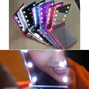 LED화장거울 휴대용 LED 메이크업거울 야간 화장 조명 거울