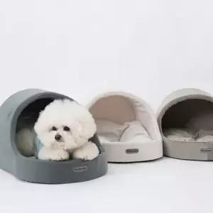고품질 강아지 디자인 하우스 대형 1P 반려견 동굴집 숨숨집 강아지텐트 (WE04F5A)